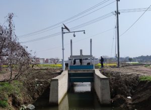 Smart irrigation area intelligent integrated gate